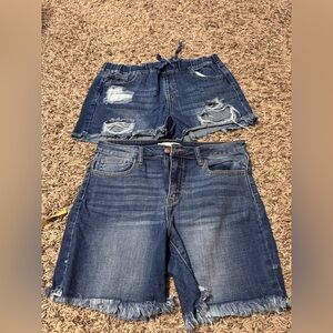 Distressed Denim Shorts combo. Size L
